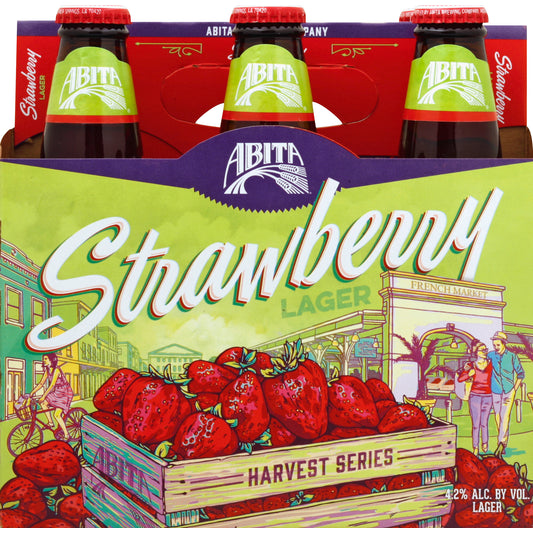 Abita Beer 6 ea - Strawberry HARVEST SERIES