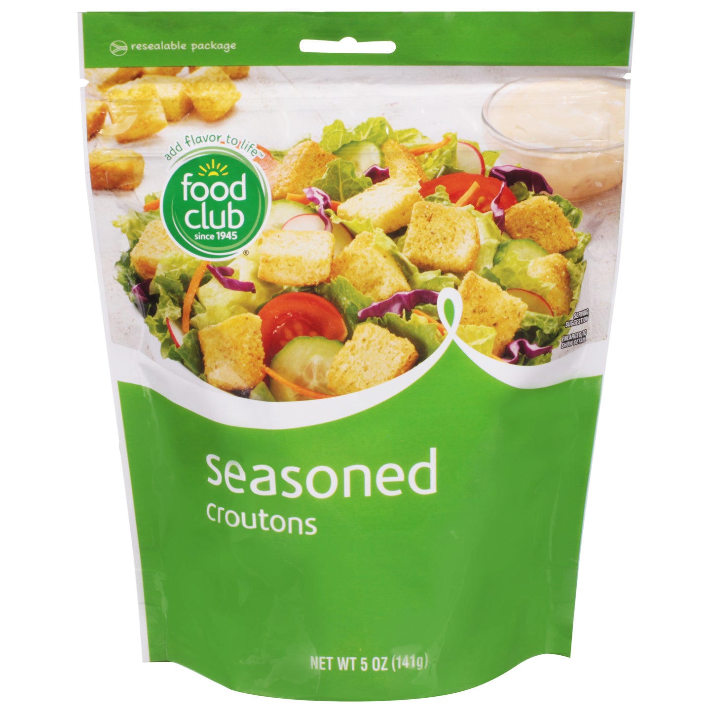 Food Club Seasoned Croutons 5 oz