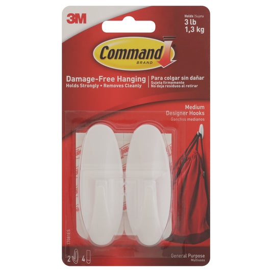 Command General Purpose Designer Hooks Medium 1 ea