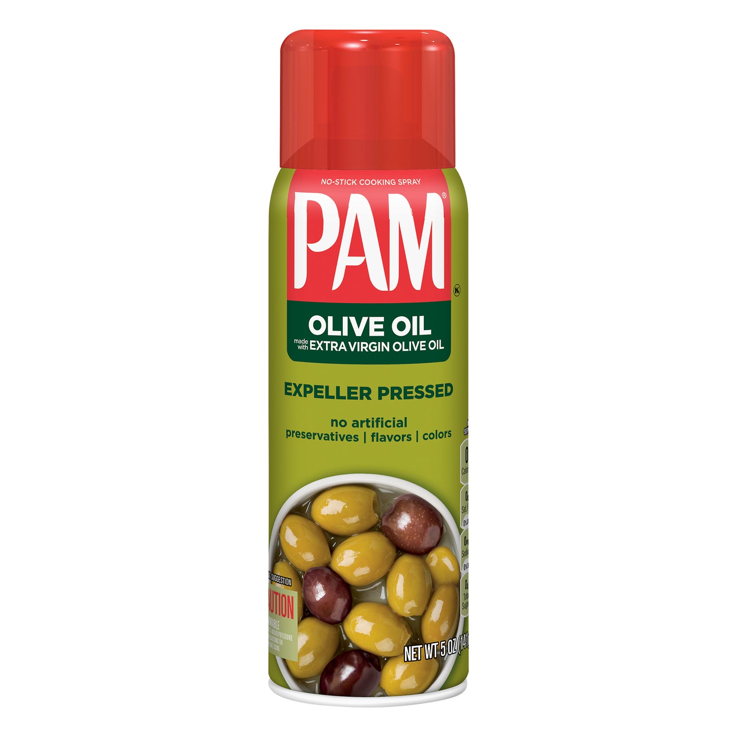 PAM Non Stick Olive Oil Cooking Spray, 5 OZ