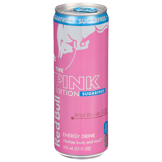 Red Bull The Pink Edition Sugarfree Wild Berries Energy Drink 355 ml