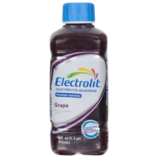 Electrolit Premium Hydration Grape Electrolyte Beverage 21 fl oz Bottle