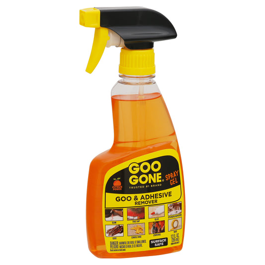 Goo Gone Spray Gel Citrus Power Goo & Adhesive Remover 12 oz