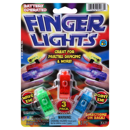 Ja-Ru Finger Lights 3 ea