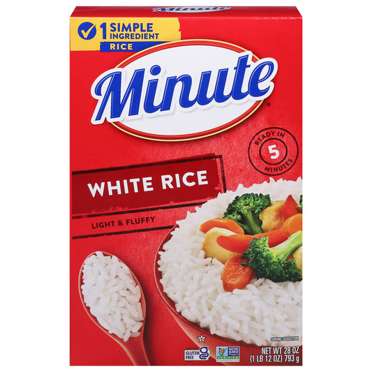 Minute Light & Fluffy White Rice 28 oz