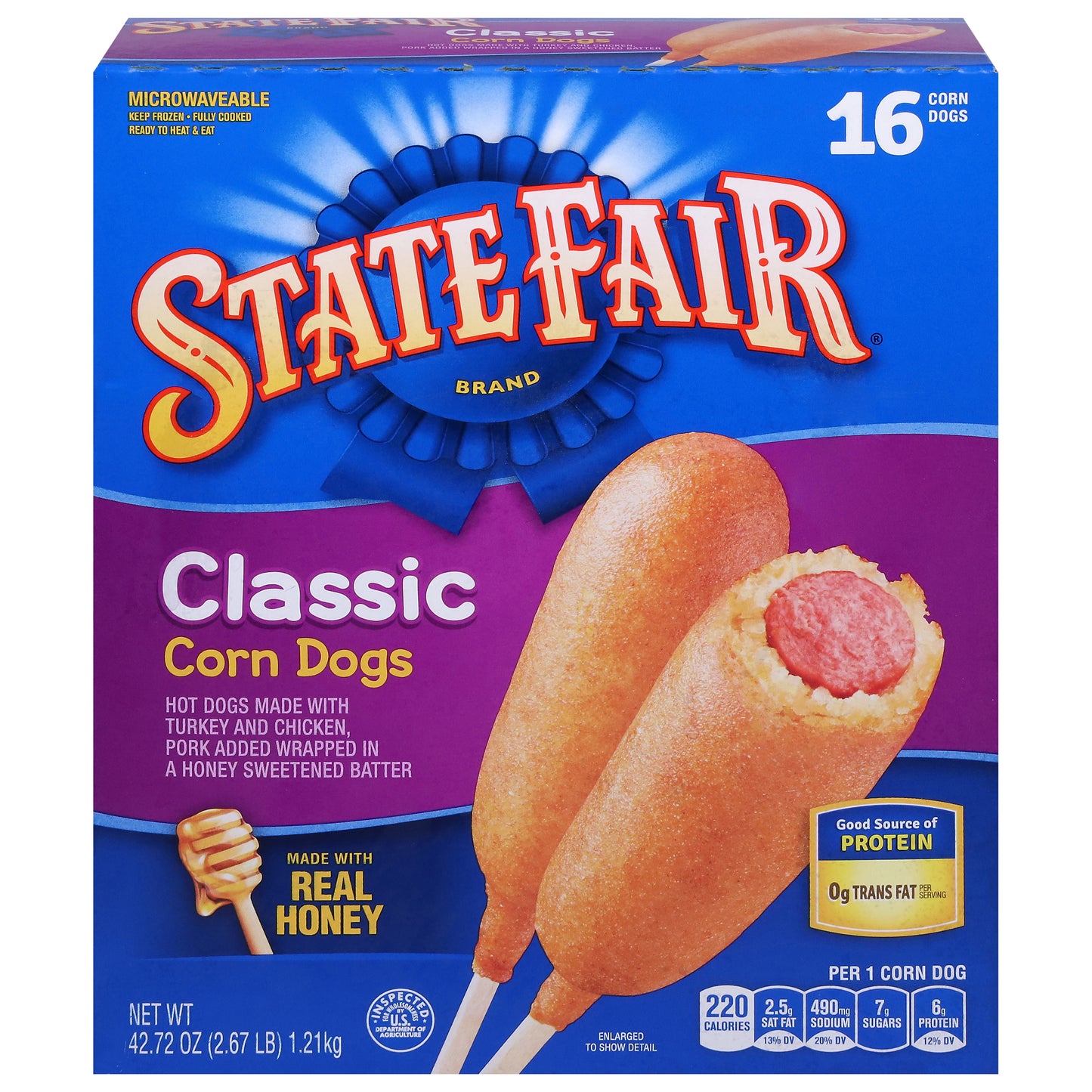 State Fair Classic Corn Dogs Packed, Unspecified 16 ea