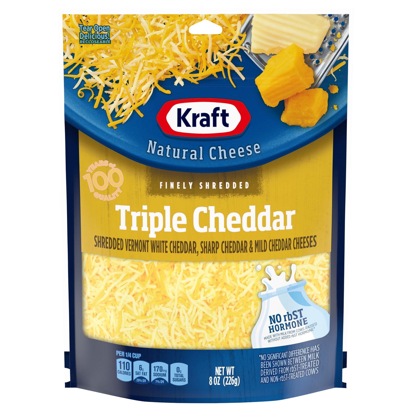 Kraft Triple Cheddar Finely Shredded Cheese