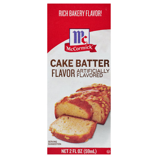McCormick Cake Batter Flavor, 2 fl oz