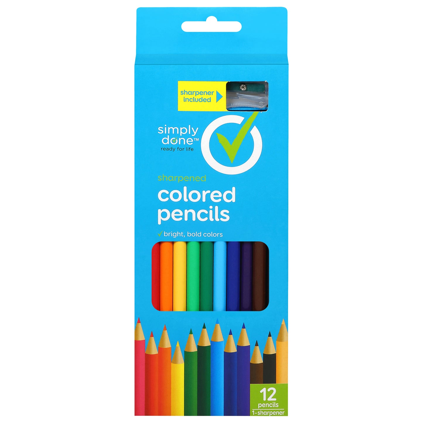 Simply Done Sharpened Colored Pencils 1 Set