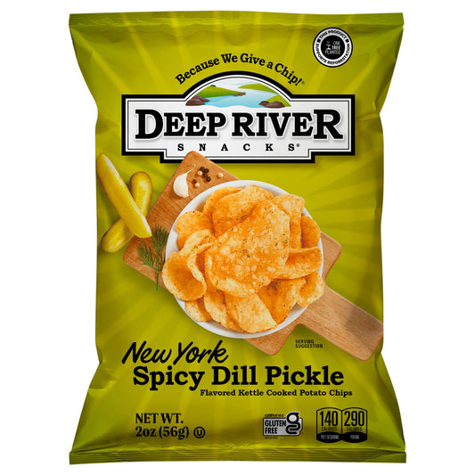 DR New York Spicy Dill Pickle Kettle Chips 2.0oz