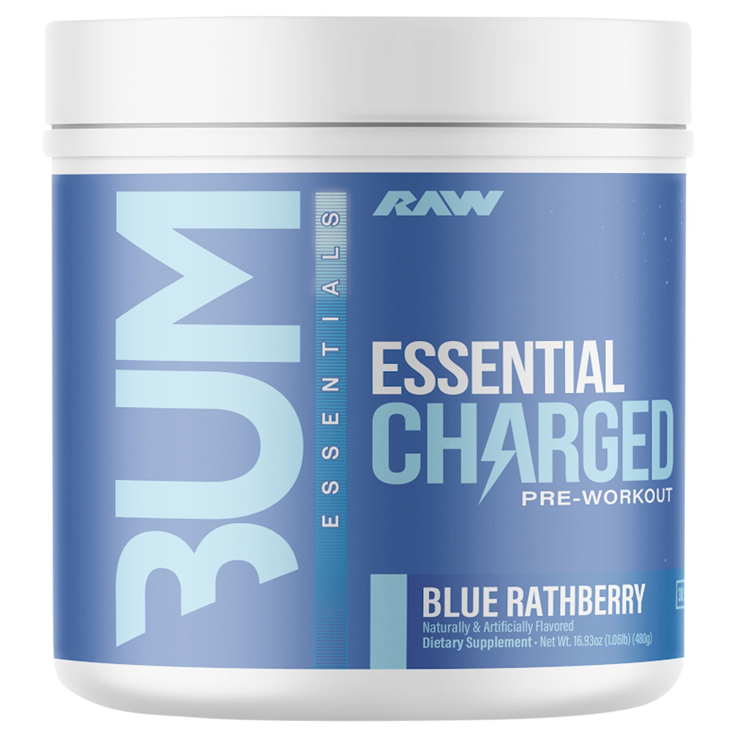 Raw Blue Rathberry Pre-Workout 16.93 oz