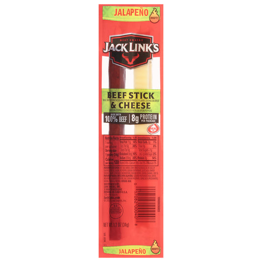 Jack Link's Hot Jalapeno Beef Stick & Cheese 1.2 oz