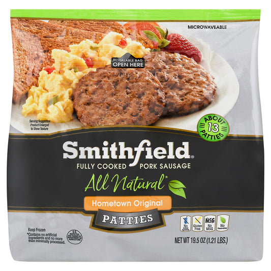 Smithfield Hometown Original Pork Sausage Patties 19.5 oz