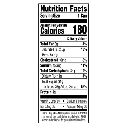 Dunkin' Double Café Mocha Iced Espresso Single Can, 15 fl oz