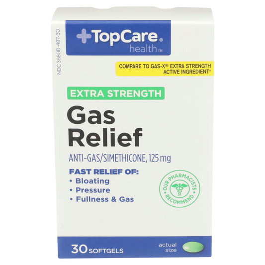 TopCare TOPCARE GAS RELIEF X-STR SFTGL 30 CT