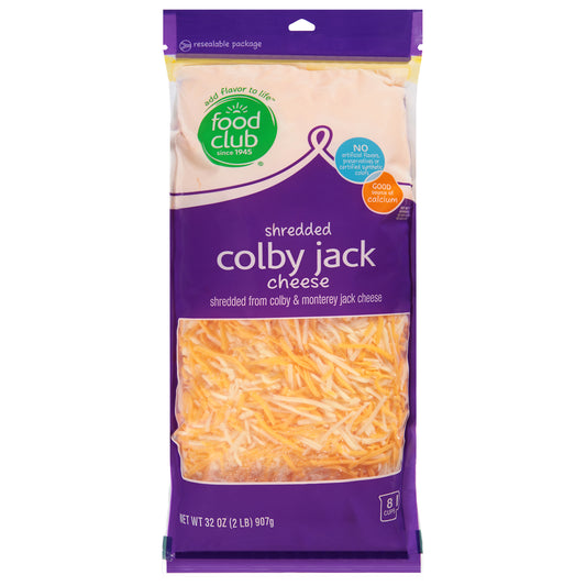 Food Club Colby Jack Shredded Cheese 32 oz