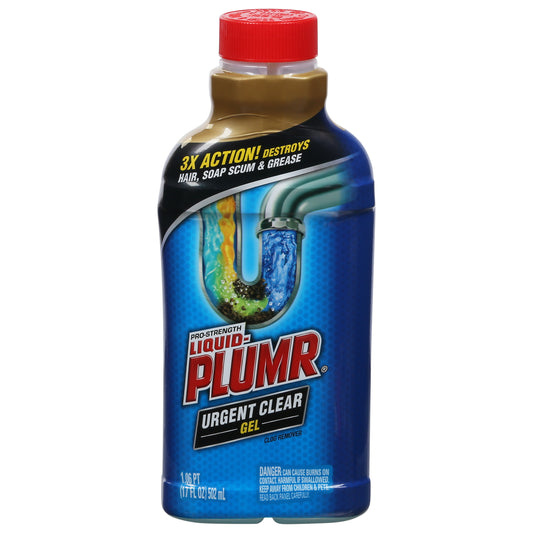 Liquid-Plumr Gel Urgent Clear Pro-Strength Clog Remover 1.06 pt
