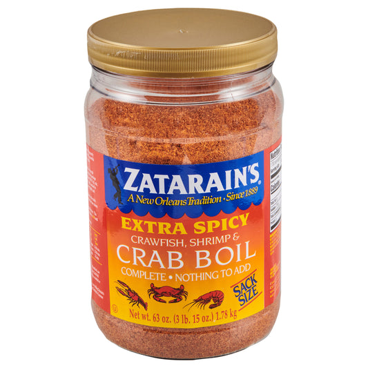 Zatarain's Crab Boil Seasoning - Extra Spicy, 63 oz