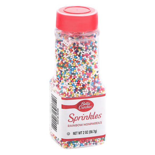 Betty Crocker Rainbow Nonpareils Sprinkles 2 oz