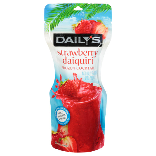 Daily's Strawberry Daiquiri Ready to Drink Frozen Pouch 10 fl oz