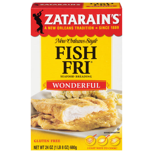 Zatarain's Fish Fry - Plain, 24 oz