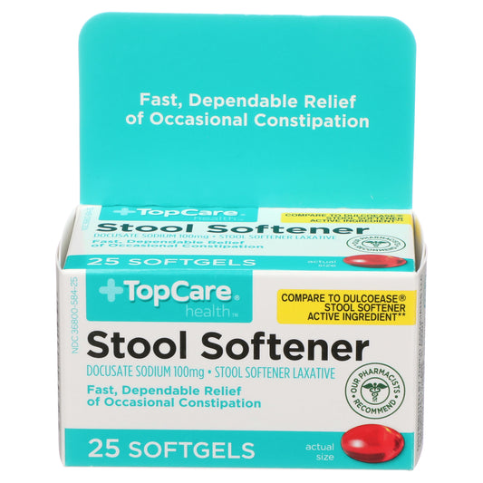 TopCare TOPCARE STOOL SOFTNER SFTGL 25 CT