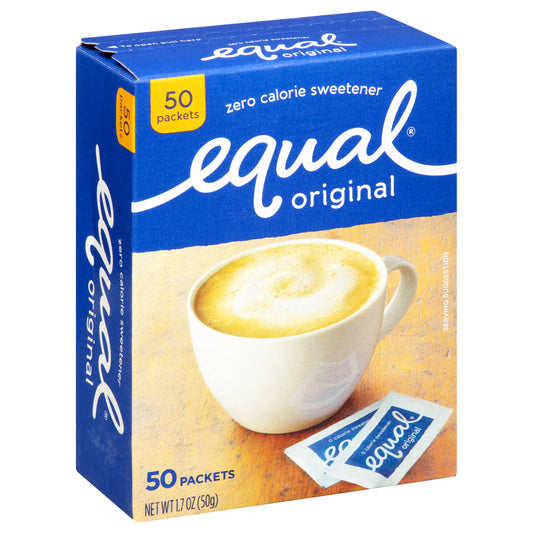 Equal Zero Calorie 50 Pack Original Sweetener 50 ea