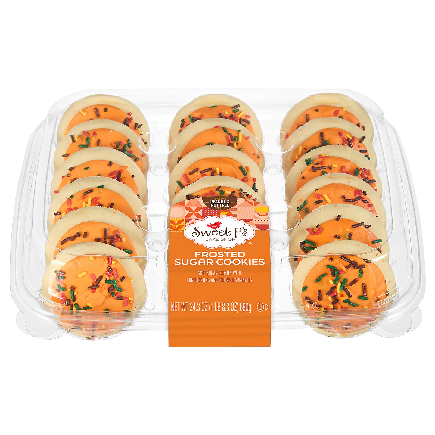Sweet P's Bake Shop Frosted Sugar Cookies 24.3 oz