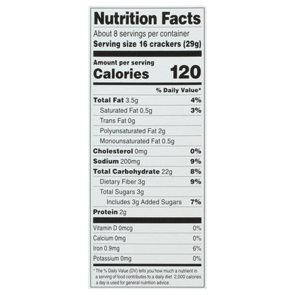 Crav'n Flavor Reduced Fat Thin Wheat Crackers 8 oz