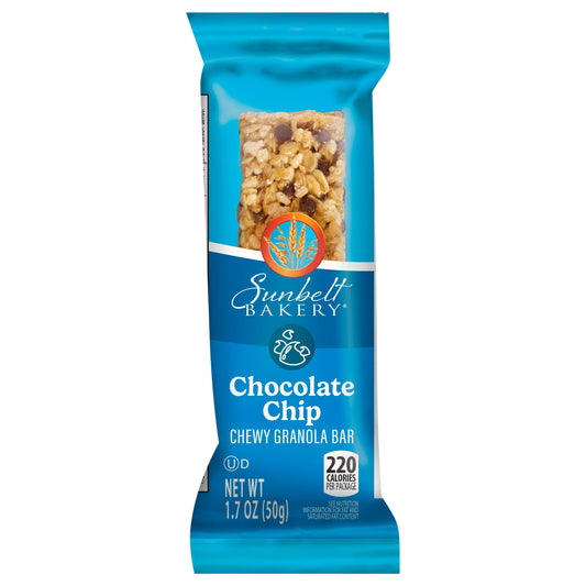 Chewy Granola Bars, Sunbelt Bakery Snack Chocolate Chip