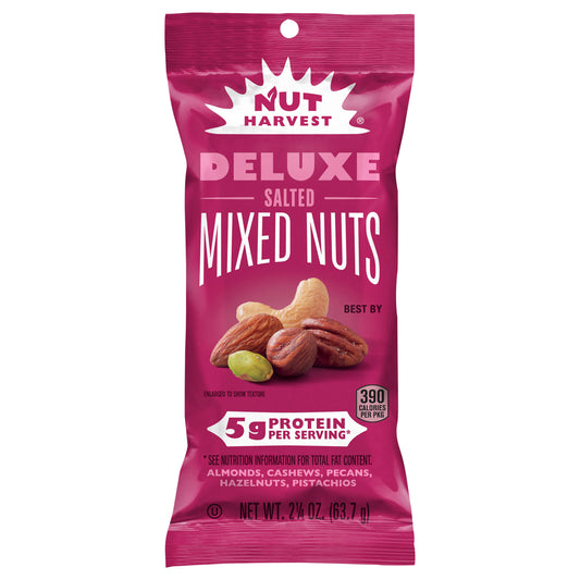 Nut Harvest Deluxe Salted Mixed Nuts 2.25 oz