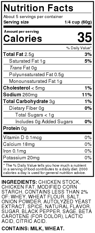 Homestyle Chicken Gravy