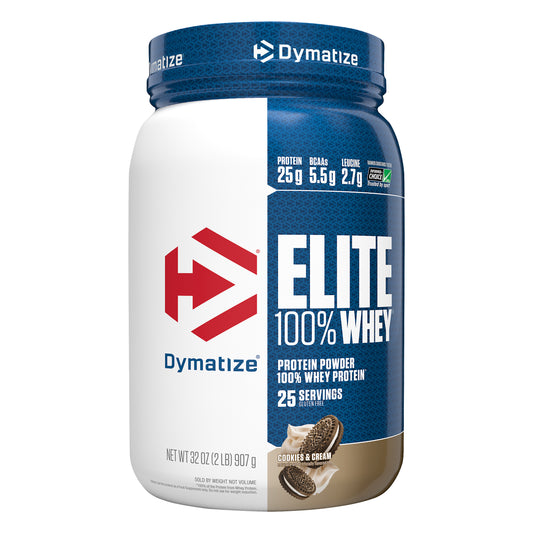 Dymatize 100% Whey Cookies & Cream Protein Powder 32 oz