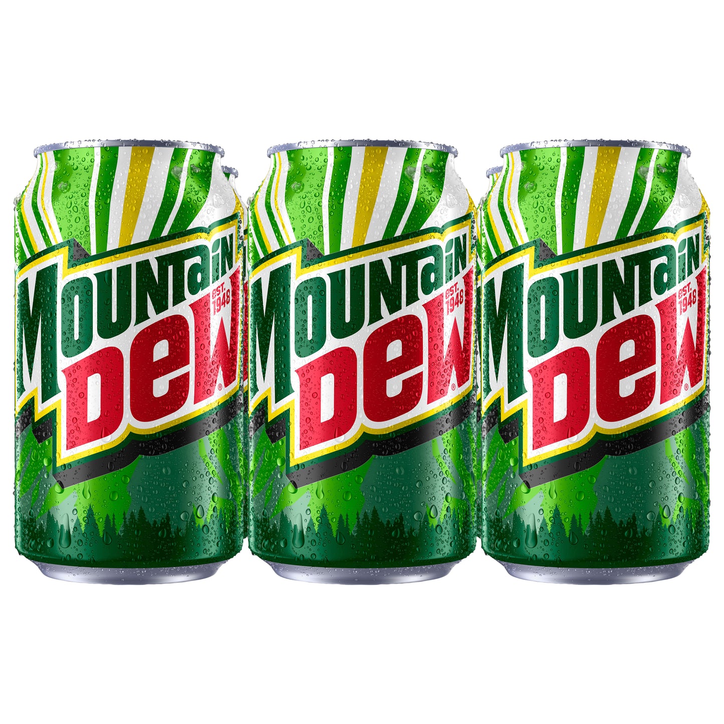 Mountain Dew Soda Citrus 12 Fl Oz 6 ct