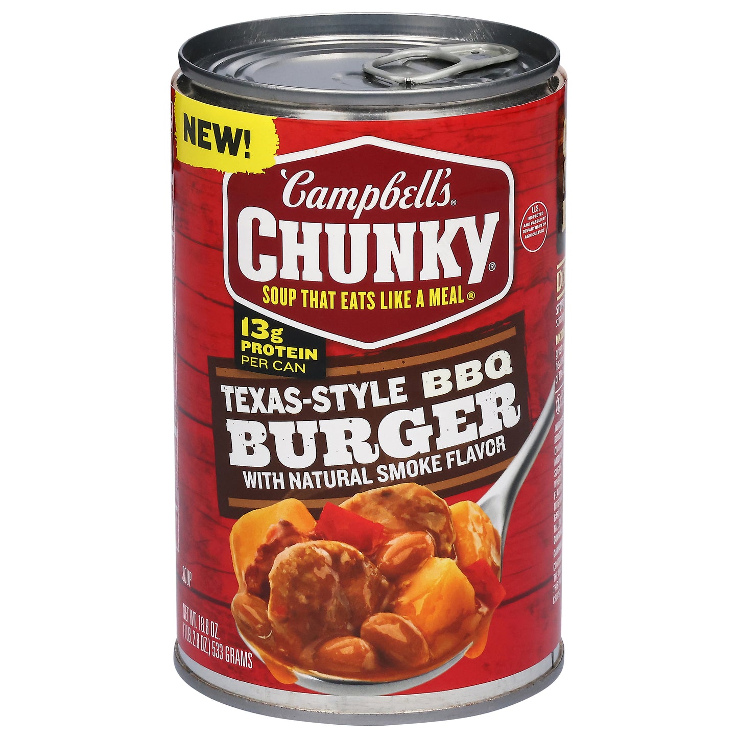 Campbell's Chunky Texas-Style BBQ Burger Soup 18.8 oz
