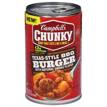 Campbell's Chunky Texas-Style BBQ Burger Soup 18.8 oz