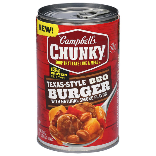 Campbell's Chunky Texas-Style BBQ Burger Soup 18.8 oz