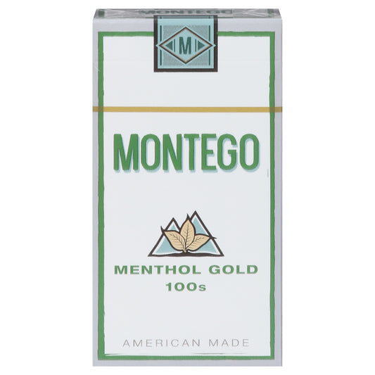Montego 100s Menthol Gold Cigarettes 20 ea