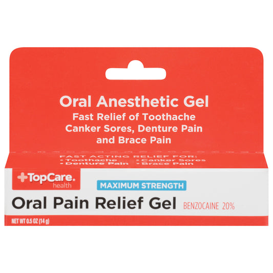 TopCare Health Gel Maximum Strength Oral Pain Relief 0.5 oz