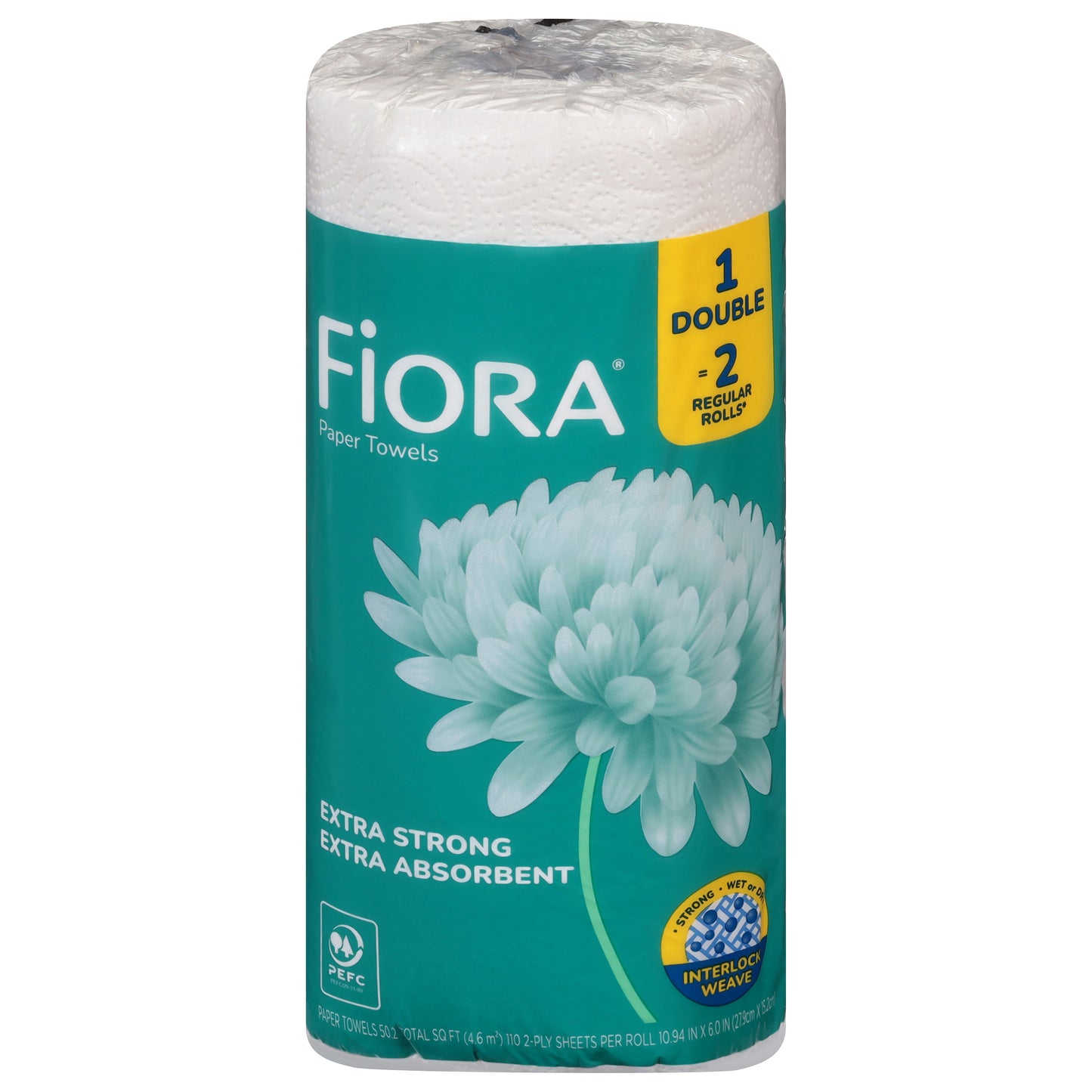 Fiora 2-Ply Extra Strong Extra Absorbent Double Paper Towels 1 Each