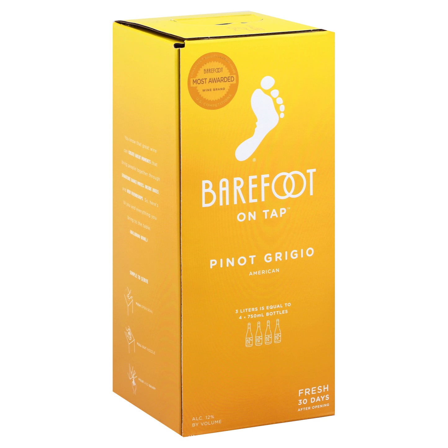 Barefoot Pinot Grigio 3 lt