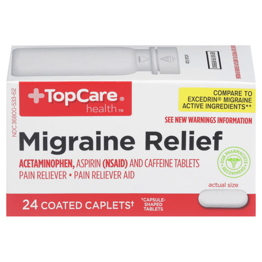 TopCare TOPCARE MIGRAINE RELIEF CPLTS 24 CT