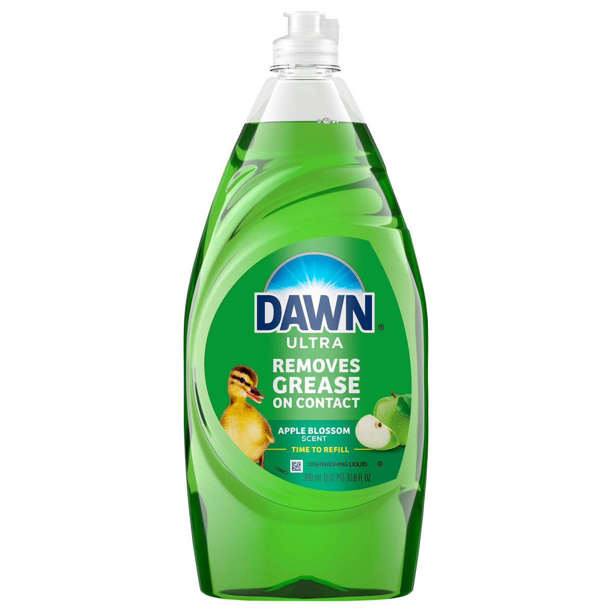Dawn Ultra Dish Soap, Dishwashing Liquid, Apple Blossom, 30.8oz