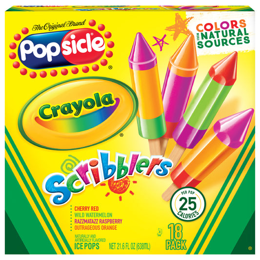 Popsicle Crayola Scribblers Ice Pops