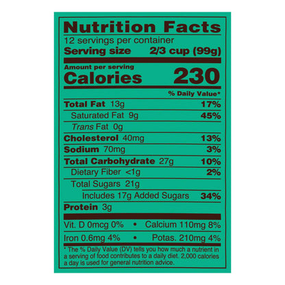 Blue Bell Mint Chocolate Chip Ice Cream 0.50 gal