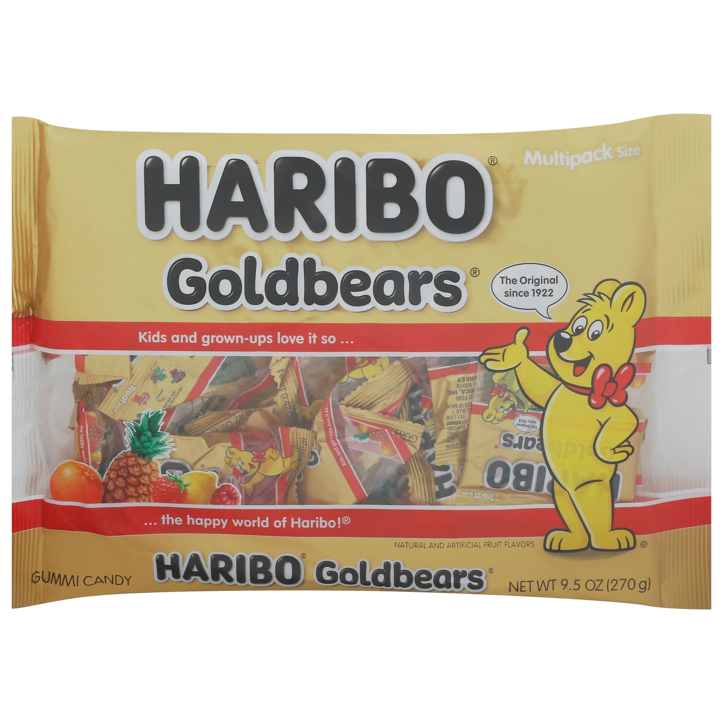 Haribo Goldbears Multipack Size Gummi Candy 9.5 oz