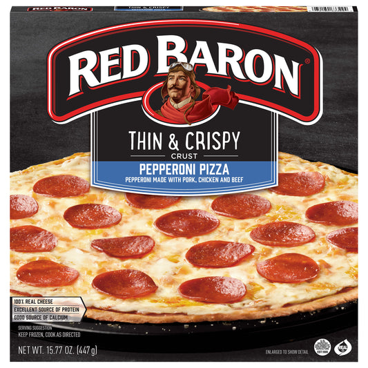 Red Baron Thin & Crispy Crust Pepperoni Pizza 15.77 oz
