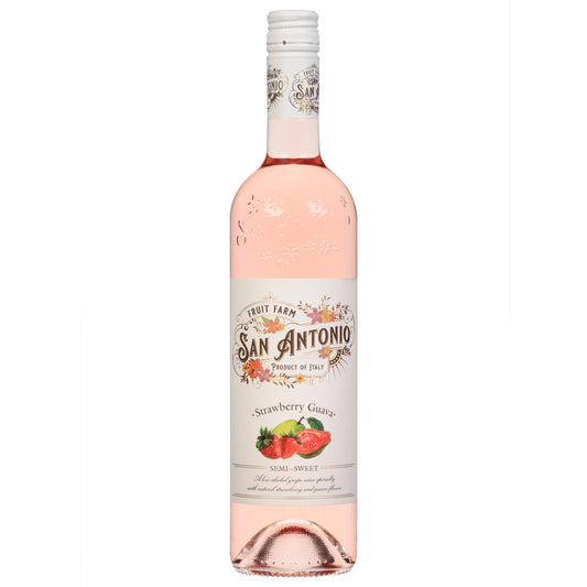 San Antonio Fruit Farm Strawberry Guava Semi-Sweet Rose Wine 750mL