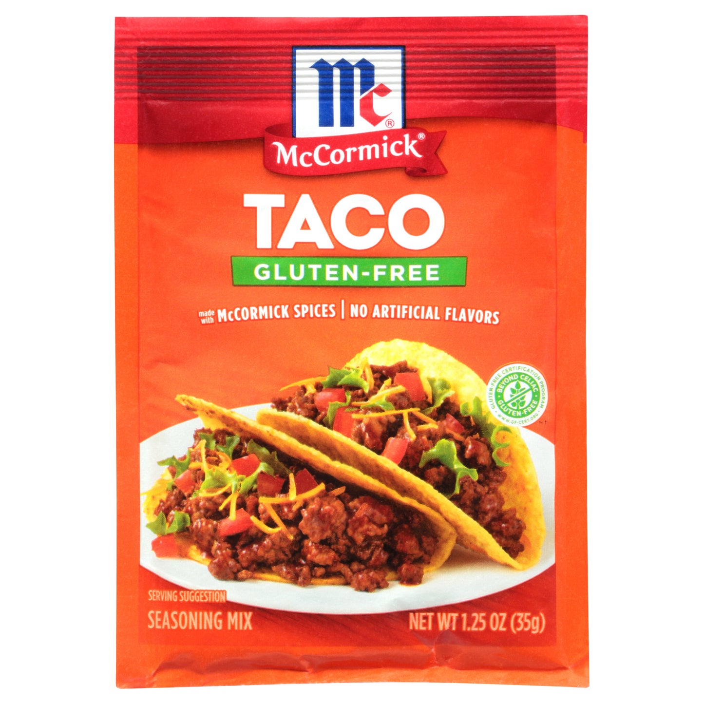 McCormick Taco Seasoning Mix - Gluten Free, 1.25 oz
