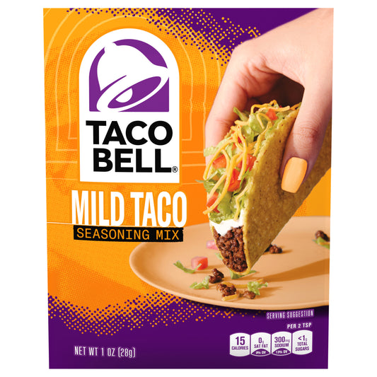 Taco Bell Mild Taco Seasoning Mix, 1 oz Packet